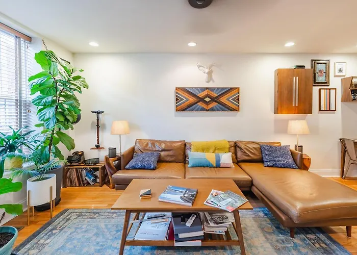 Bedroom In Thoughtfully Decorated East Passyunk Home